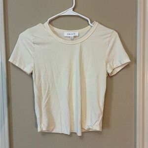 Soft Cream Short Sleeve Tee